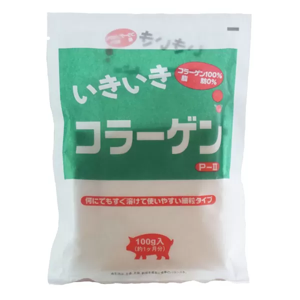 いきいきコラーゲン P-2/100g【オムコ医研】 - 高品質コラーゲンペプチドならオムコ医研